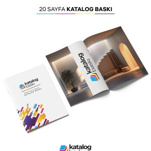 A4 Katalog - 20 Sayfa (135gr İç / 300gr Kapak)