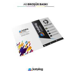 A6 (10,5×14,8 cm) Broşür - 235 gr Mat Kuşe