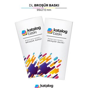 DL (9,9×21 cm) Broşür - 135 gr Parlak Kuşe