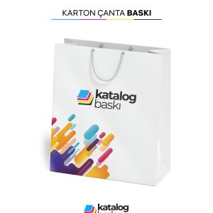Karton Çanta (17×25×10 cm) - 300 gr Krome Karton