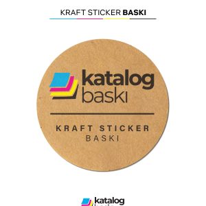 320×470mm Kraft Sticker Tabaka Etiket