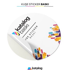 320×470mm Kuşe Sticker Tabaka Etiket