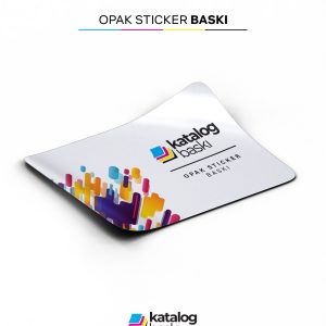 320×470mm Opak Sticker Tabaka Etiket