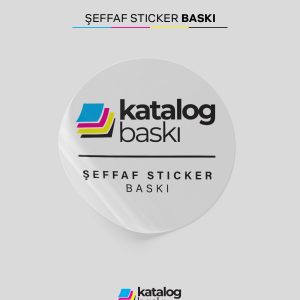 320×470mm Şeffaf Sticker Tabaka Etiket